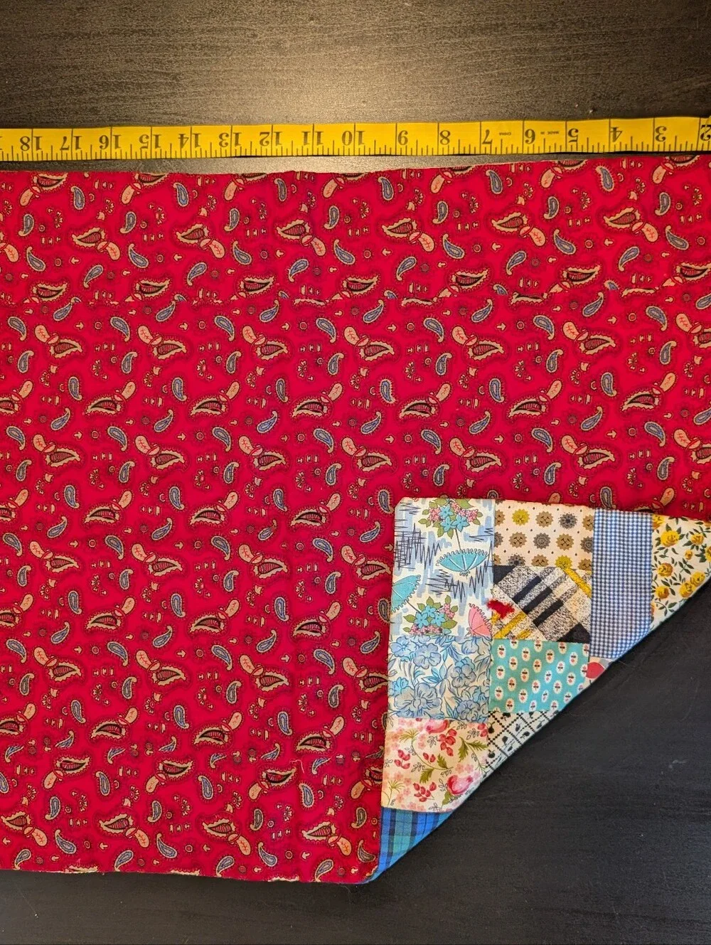 Vintage Quilted Table Topper